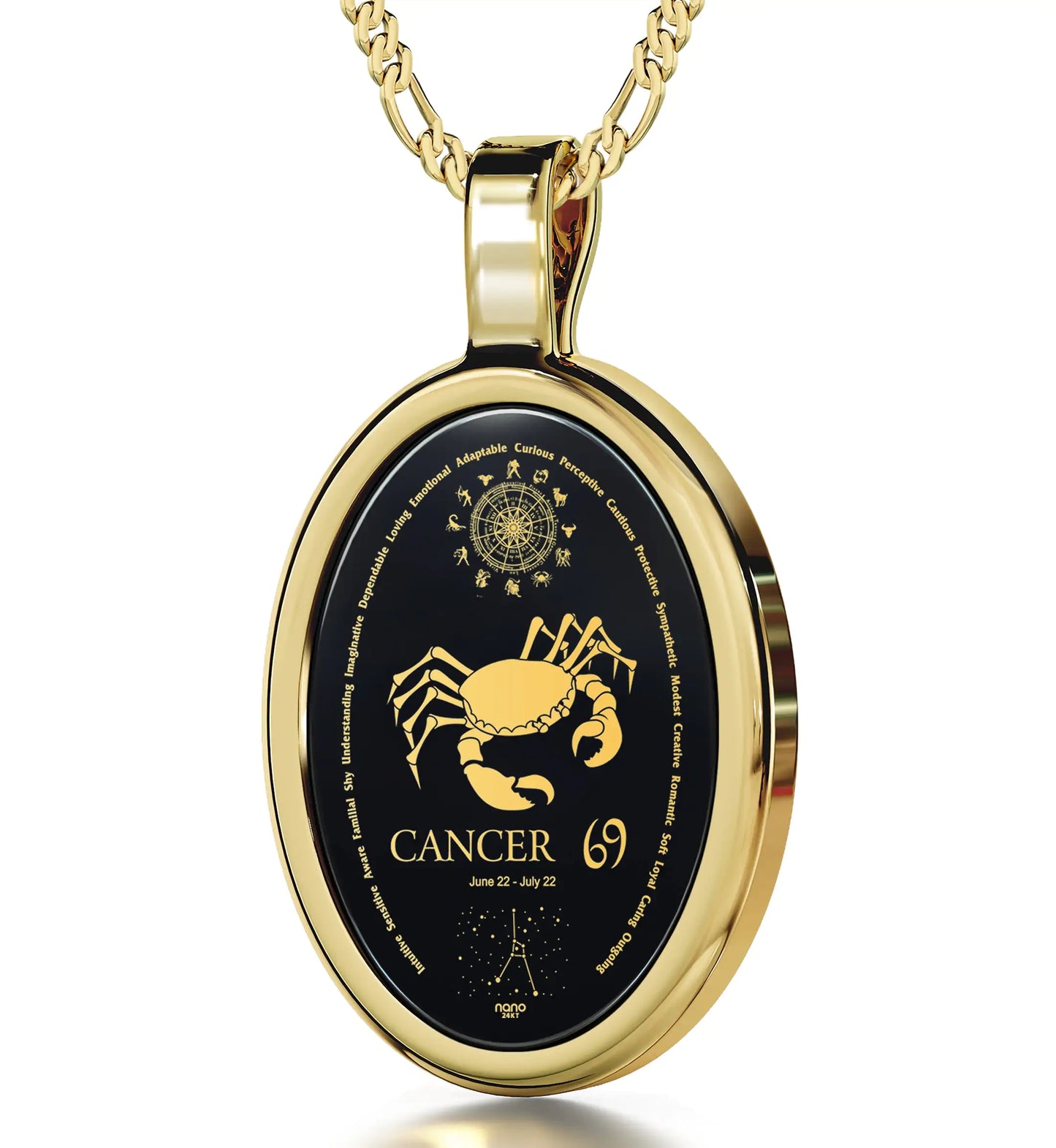 Cancer Zodiac Necklace