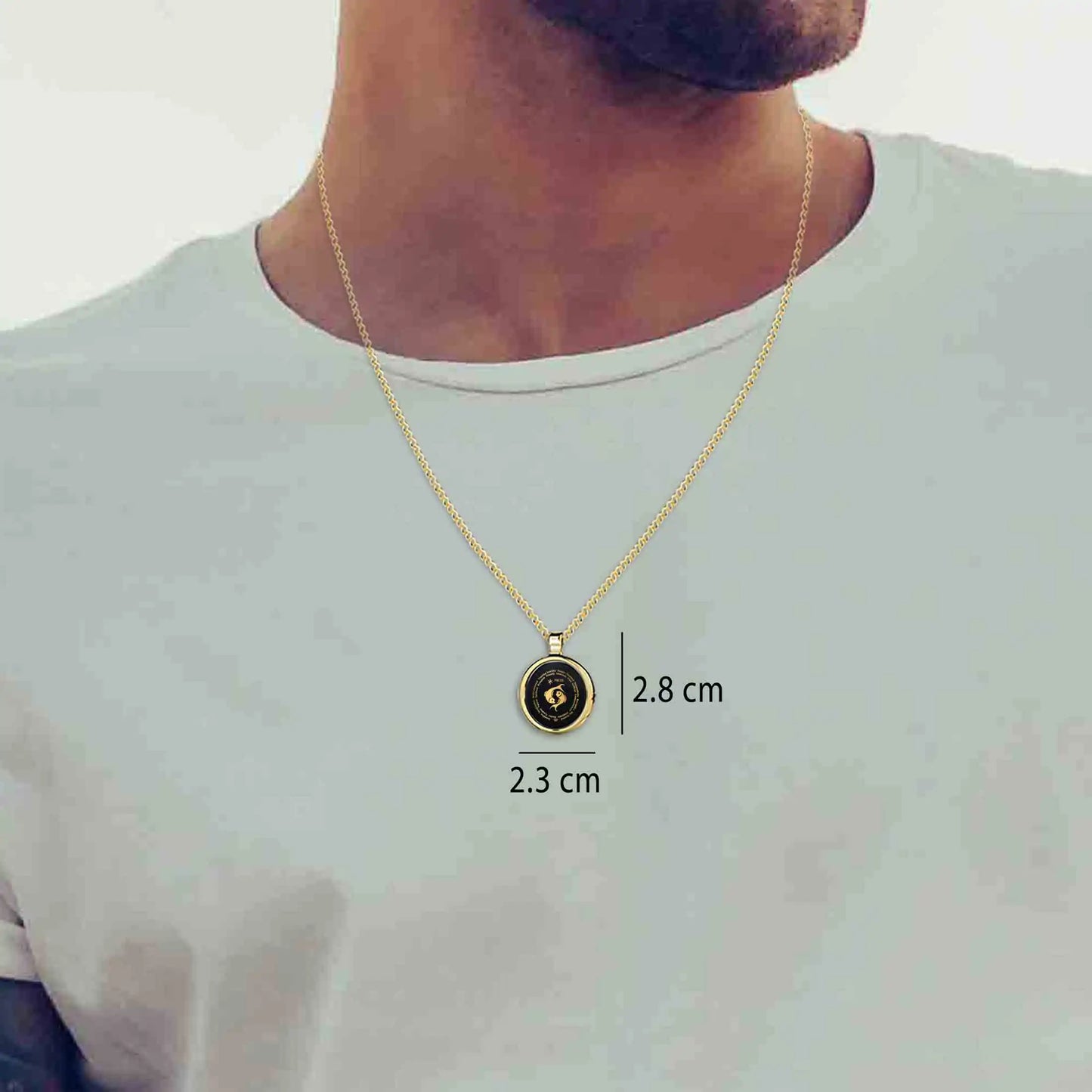 Pisces Necklaces for Lovers of the Zodiac 24k Gold Inscribed