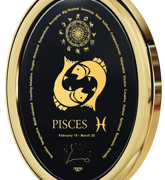 Pisces Zodiac Necklace