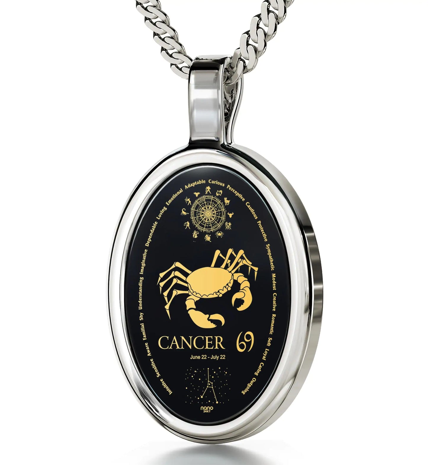 Cancer Zodiac Necklace