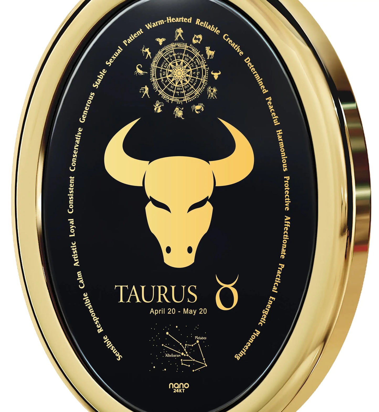 Taurus Zodiac Necklace