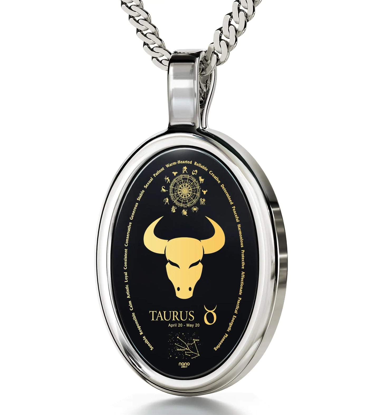 Taurus Zodiac Necklace